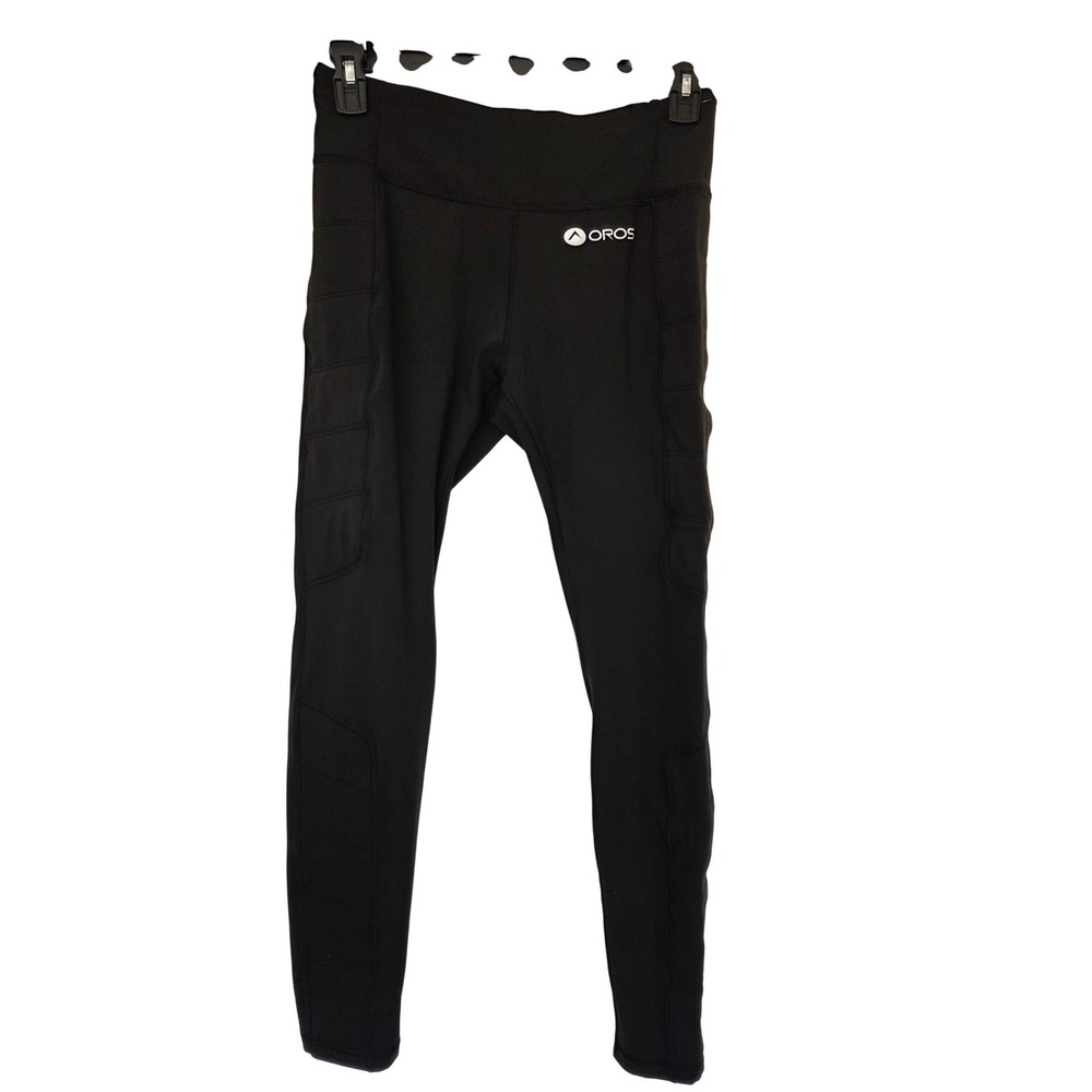 OROS Leggings Solarcore‎ Insulated Padded Sides High Waist Womens L Black